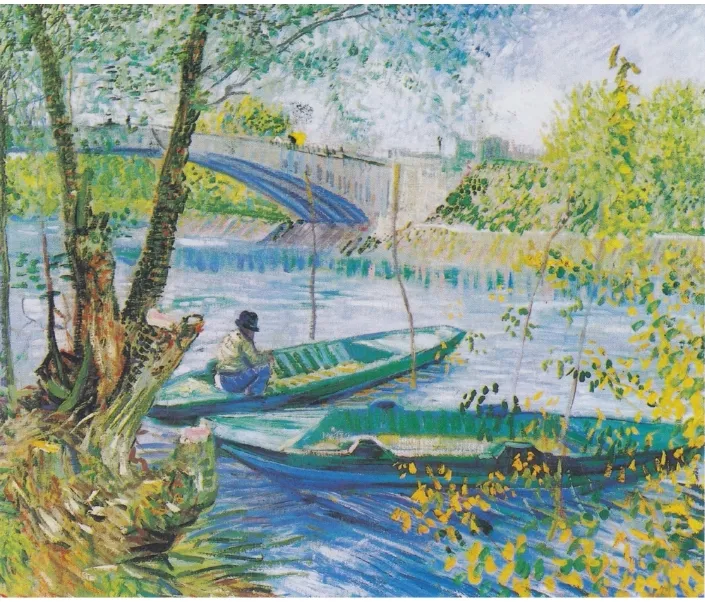 Puzzle en Bois Découpé à la Main - Van Gogh Vincent : La Pêche Au Printemps