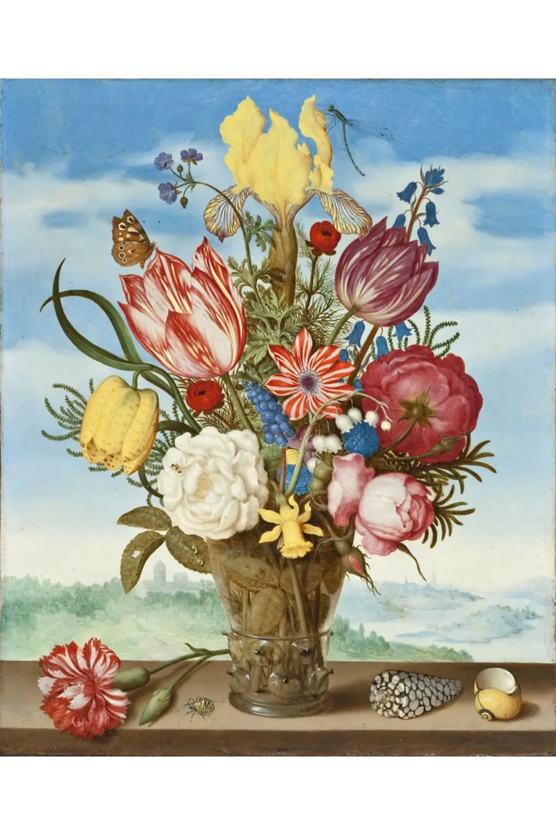 Puzzle en Bois Découpé à la Main - Ambrosius Bosschaert