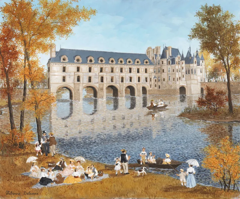 Puzzle en Bois Découpé à la Main - Le Chateau De Chenonceau