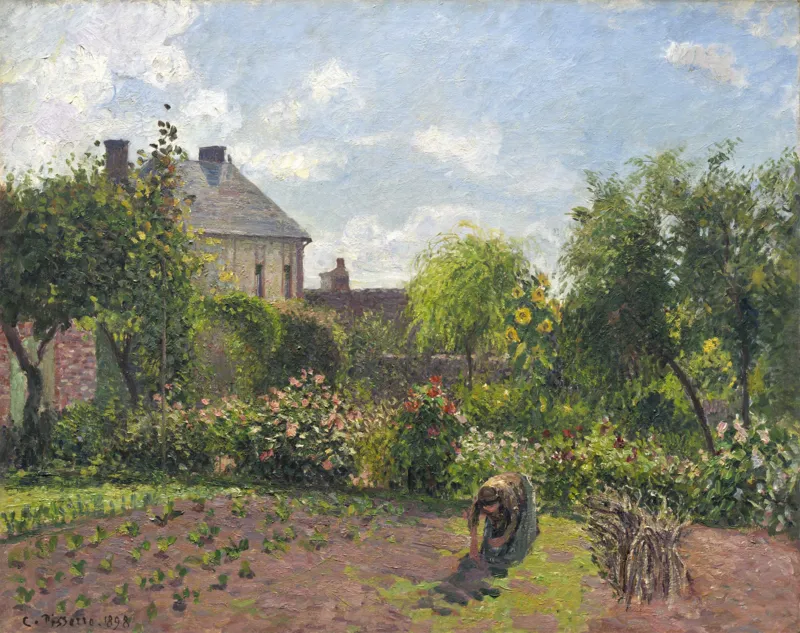 Puzzle en Bois Découpé à la Main - Jardin De L'Artiste À Eragny