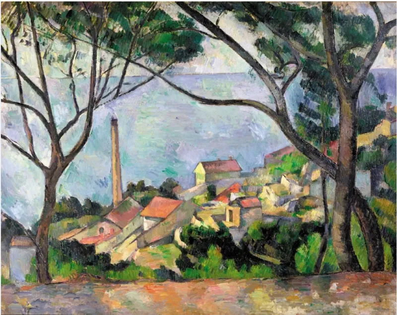 Puzzle en Bois Découpé à la Main - Cézanne Paul : Vue Sur L'Estaque