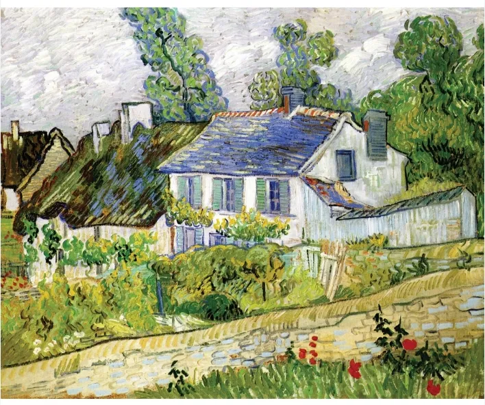 Puzzle en Bois Découpé à la Main - Van Gogh Vincent : Maison À Auvers