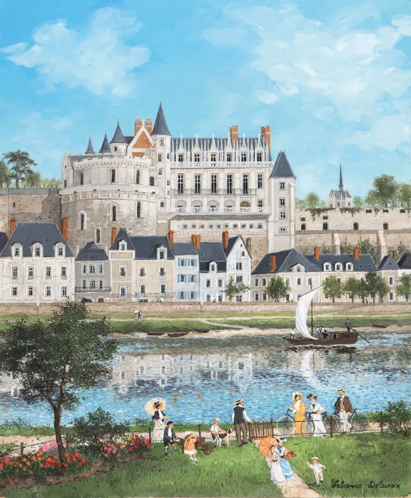 Puzzle en Bois Découpé à la Main - Le Chateau D'Amboise