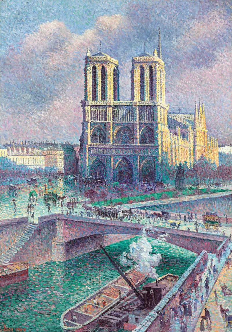 Puzzle en Bois Découpé à la Main - Notre-Dame De Paris