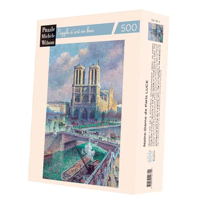 Puzzle en Bois Découpé à la Main - Notre-Dame De Paris