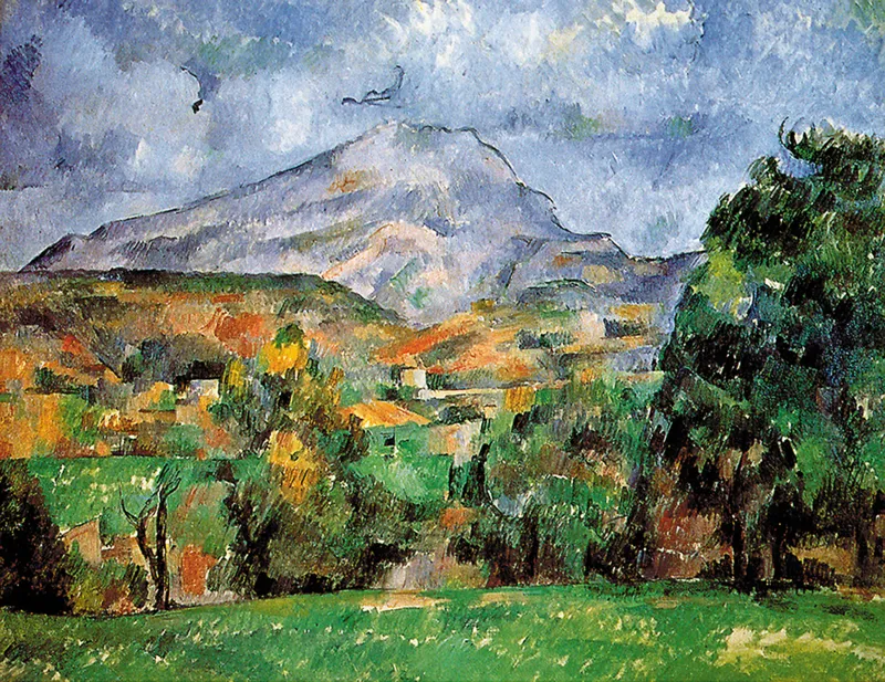 Puzzle en Bois Découpé à la Main - Montagne Sainte Victoire