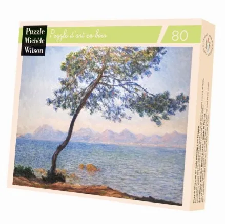 Puzzle en Bois Découpé à la Main - Claude Monet - Cap D'Antibes