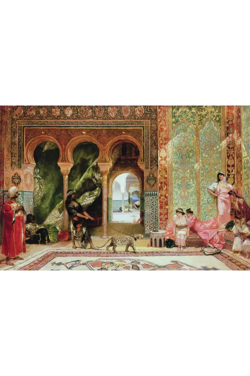 Puzzle en Bois Découpé à la Main - Benjamin Constant - Palais Royal Maroc