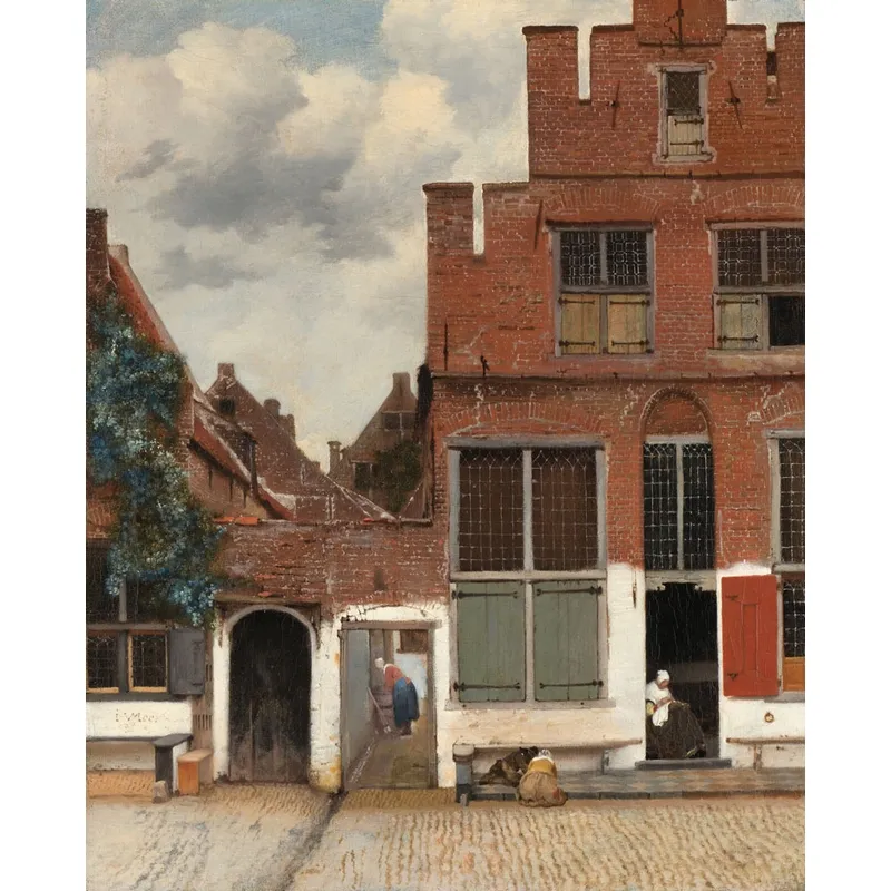Puzzle en Bois Découpé à la Main - Vermeer Johannes - La Ruelle