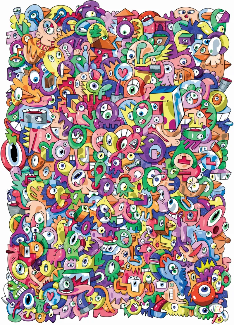 Puzzle en Bois Découpé à la Main - Hurluberlu