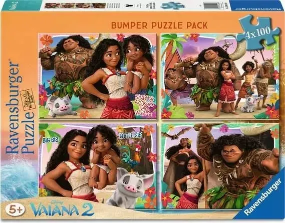 4 Puzzles - Moana 2 : Aventures En Océanie