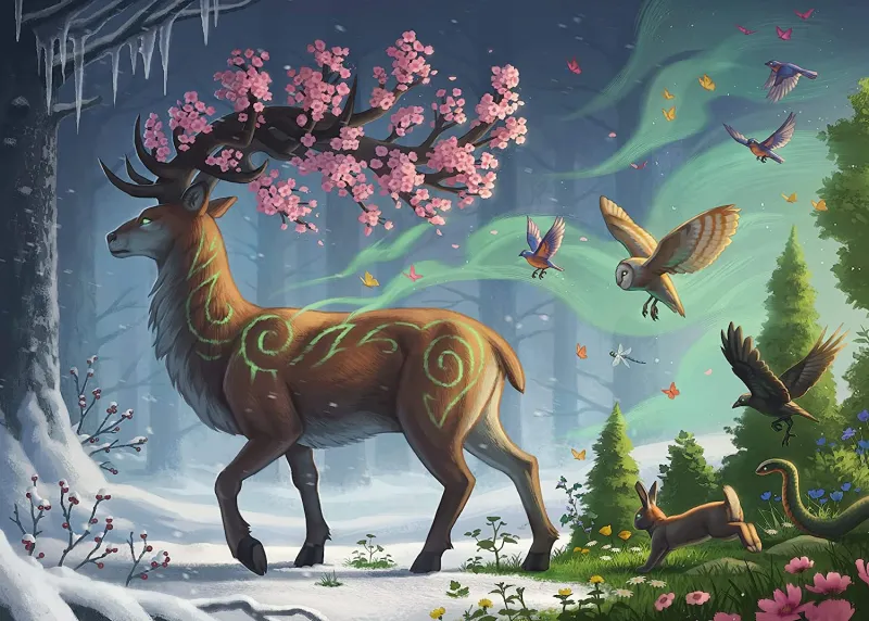Le Cerf Annonciateur du Printemps