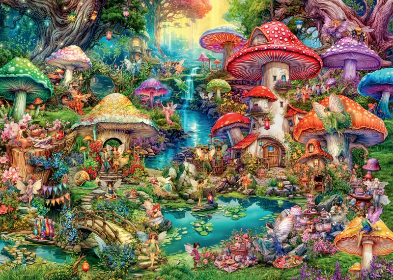 Le Village de Champignons - Aimee Stewart