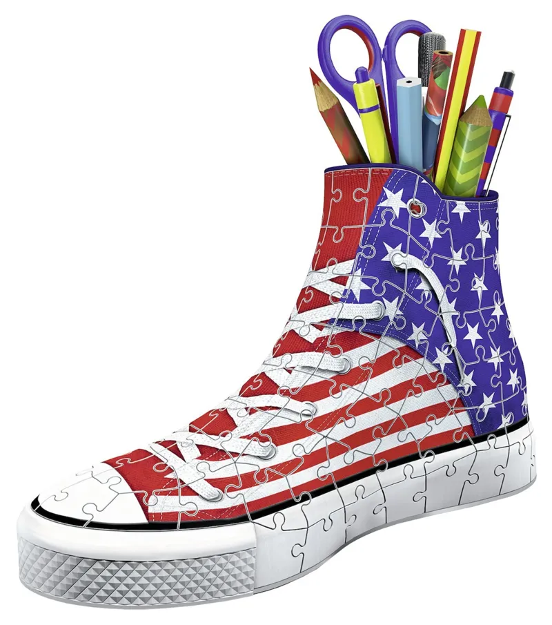 Puzzle 3D - Pot à Crayons - Sneaker American
