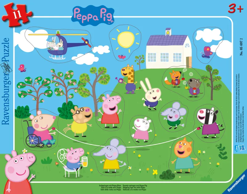 Saut à la corde avec Peppa Pig