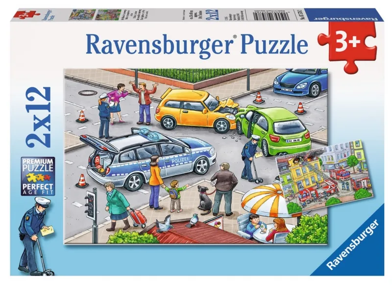 2 Puzzles - Accident de Voiture et Incendie