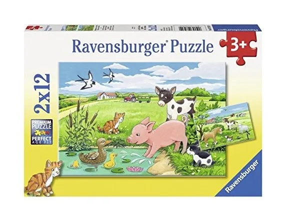 2 Puzzles - Animaux de la Ferme
