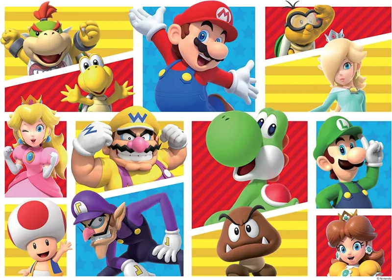 Puzzle Géant de Sol - Pièces XXL - Super Mario