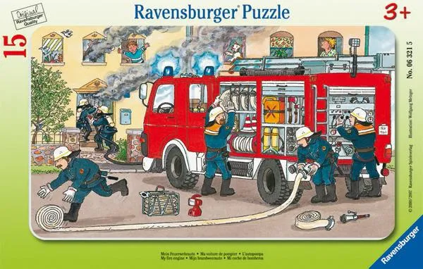 Puzzle Cadre - Les Pompiers