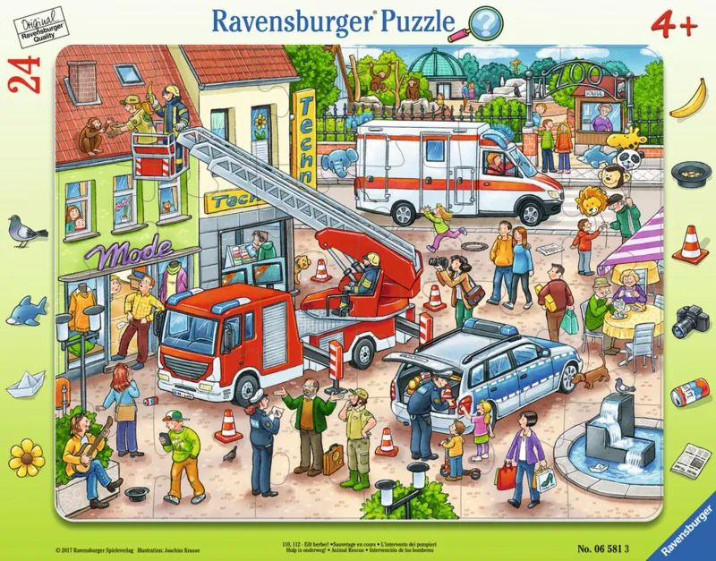 Puzzle Cadre - Au Secours!