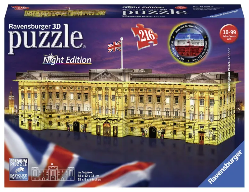 Puzzle 3D - Buckingham Palace by Night