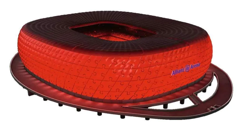 Puzzle 3D avec LED - Alliance Arena FC Bayern München