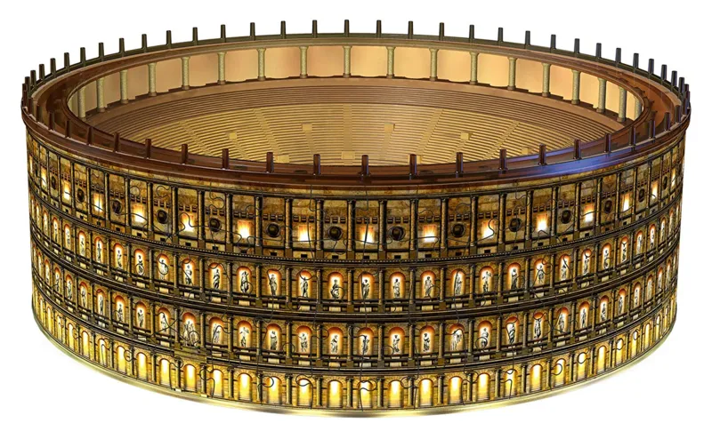 Puzzle 3D avec Led - Le Colisée
