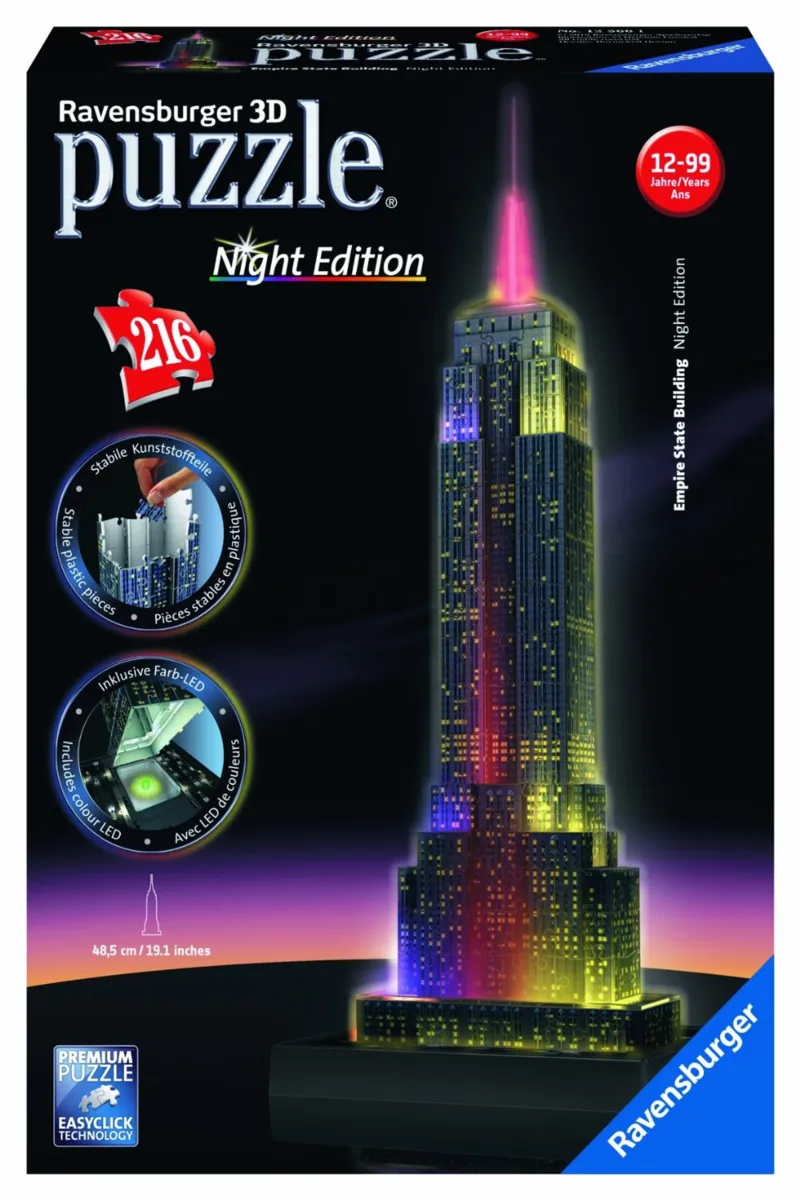 Puzzle 3D avec LED - Empire State Building by Night