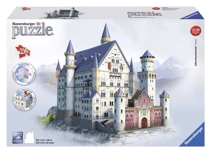 Puzzle 3D - Château de Neuschwanstein