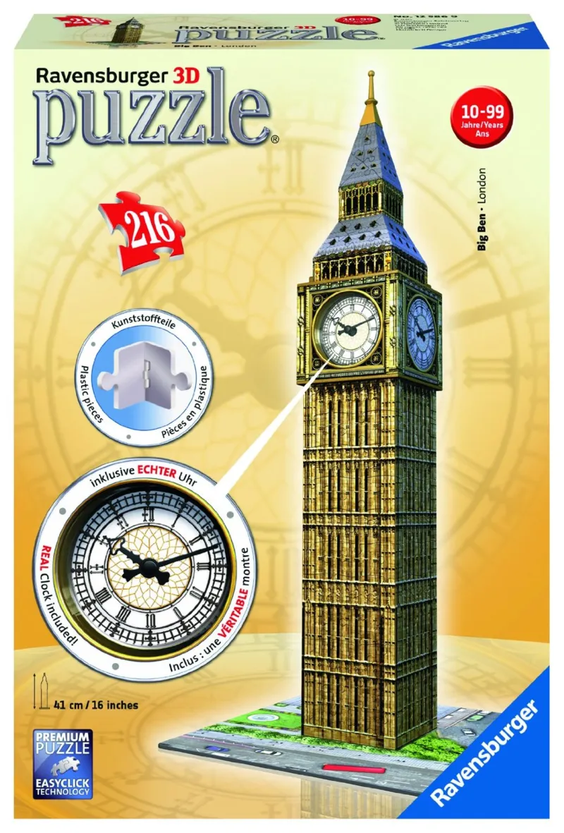 Horloge - Puzzle 3D - Big Ben