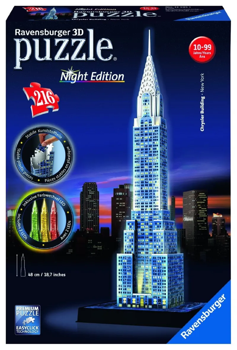 Puzzle 3D avec Led - Chrysler Building