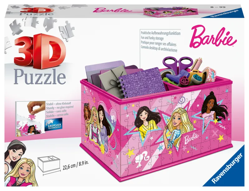 Puzzle 3D - Boite de Rangement - Barbie