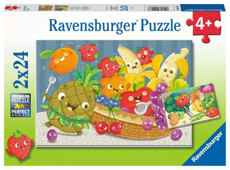 2 Puzzles - Fruits et Légumes