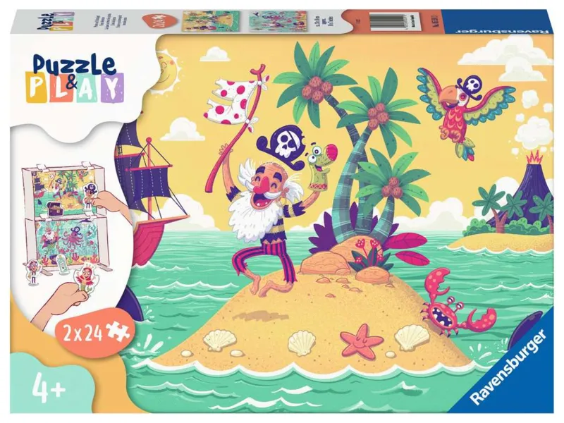 2 Puzzles - Puzzle & Play - Pirates