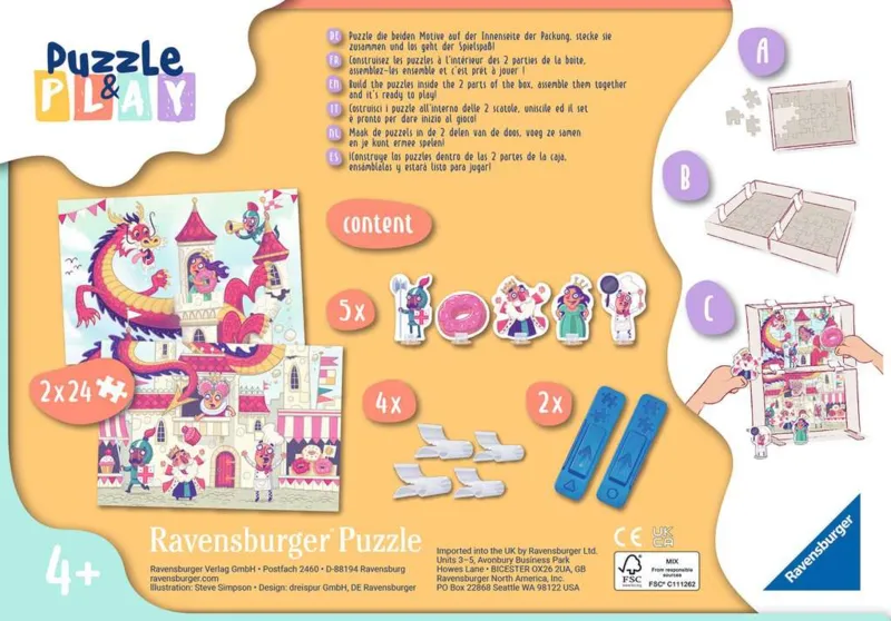 2 Puzzles - Puzzle & Play - Royaume des Beignets