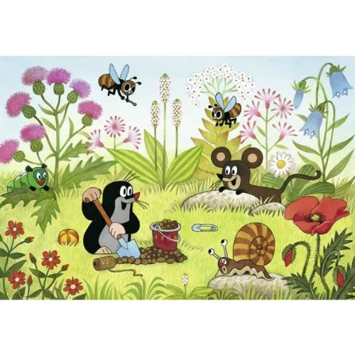 2 Puzzles - La Taupe dans le Jardin