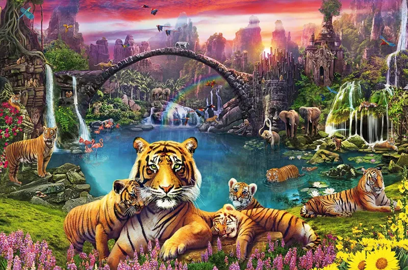 Tigres au Lagon