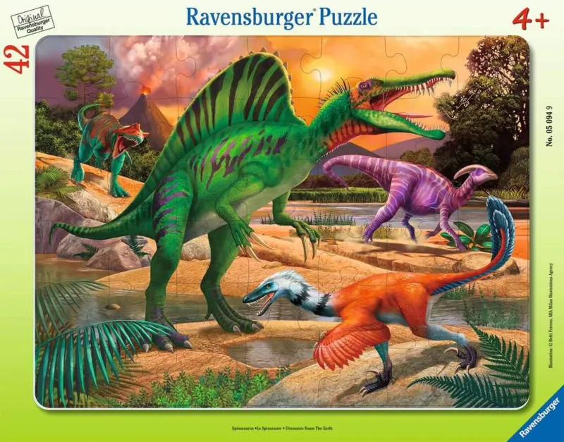 Puzzle Cadre - Dinosaures
