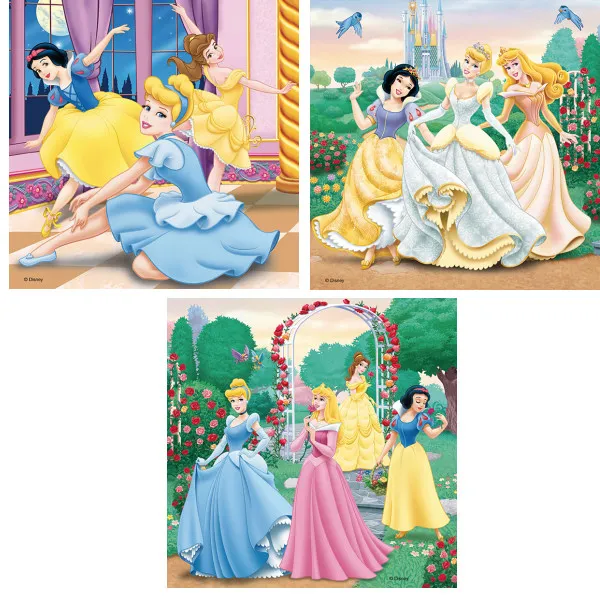 3 Puzzles - Les Princesses Disney