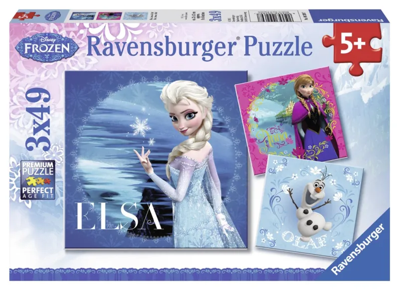3 Puzzles - Reine des Neiges