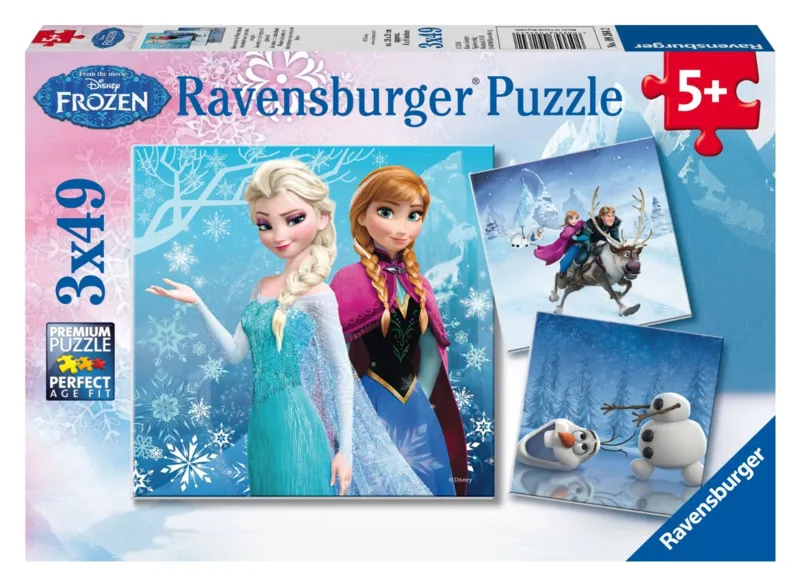 3 Puzzles - Disney La Reine des Neiges