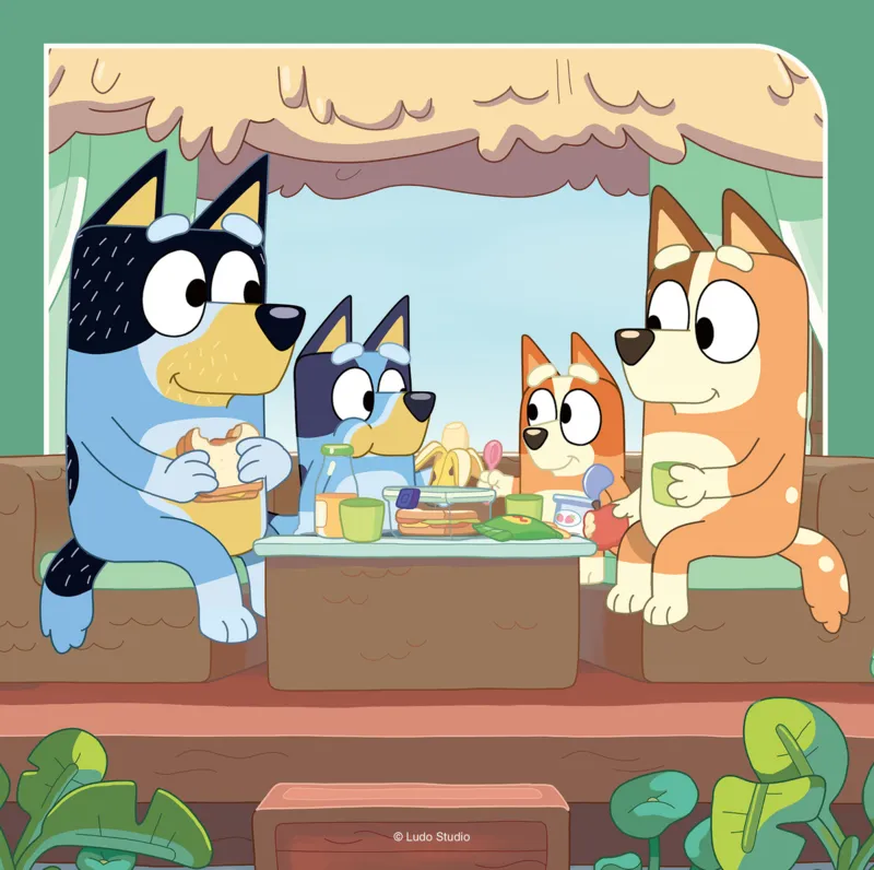 3 Puzzles 49 Pièces - Aventures Bluey