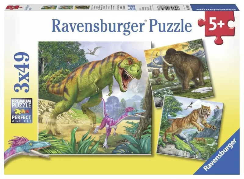 3 Puzzles - Animaux Sauvages