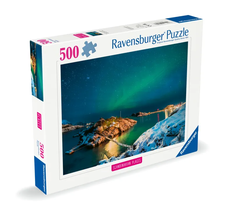 Lumières du Nord, Tromsø, Norvège (Puzzle Highlight, Scandinavian)