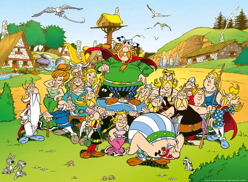 Astérix au village