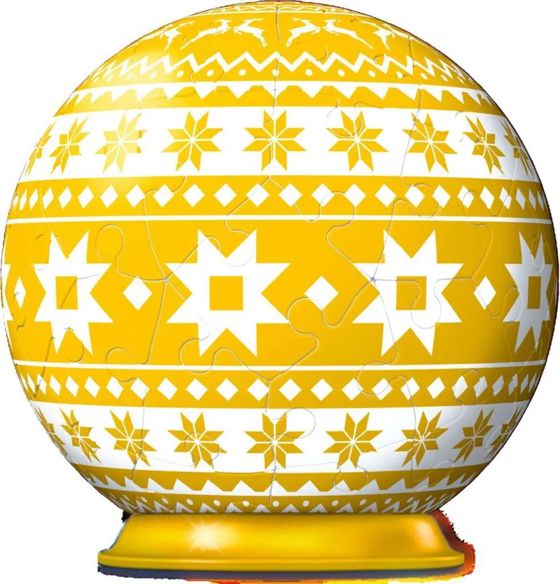 3D Puzzle-Ball - Winter Yellow