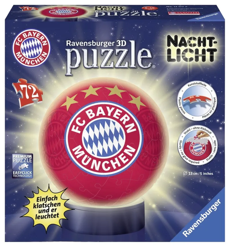 3D Puzzle - Nachtlicht - FC Bayern München