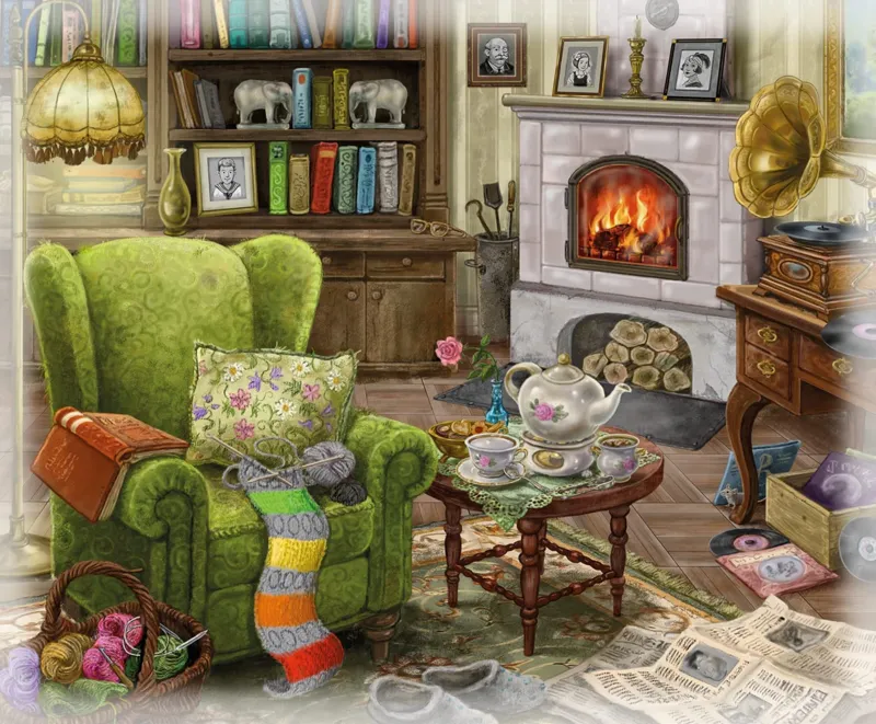 Exit Puzzle - The Living Room