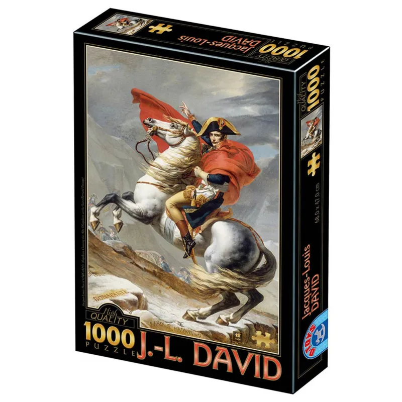 David Jacques-Louis : Napoleon Bonaparte überschreitet die Alpen