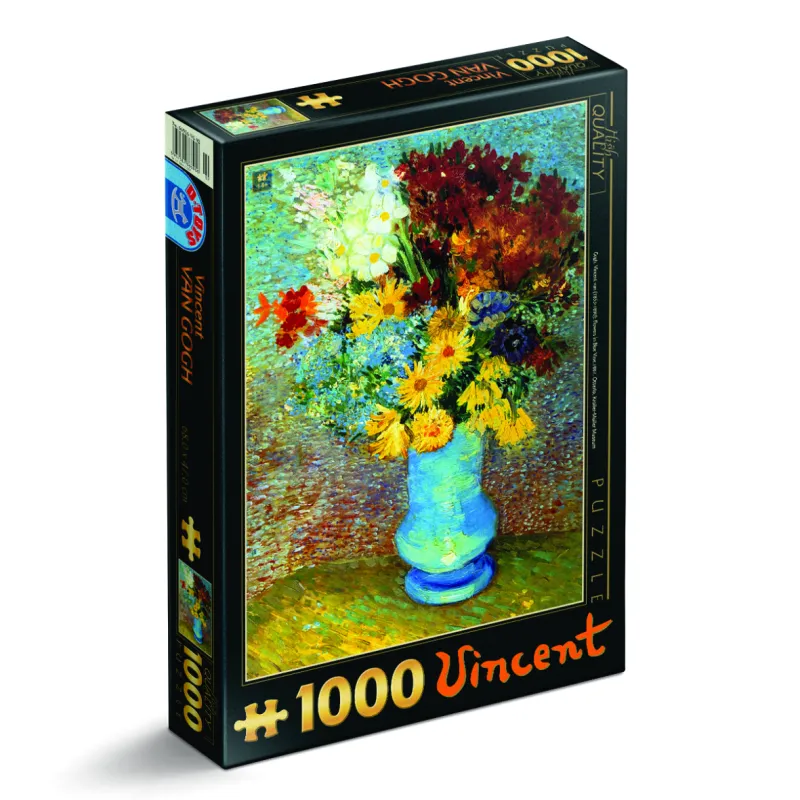 Van Gogh Vincent - Fleurs dans un Vase Bleu